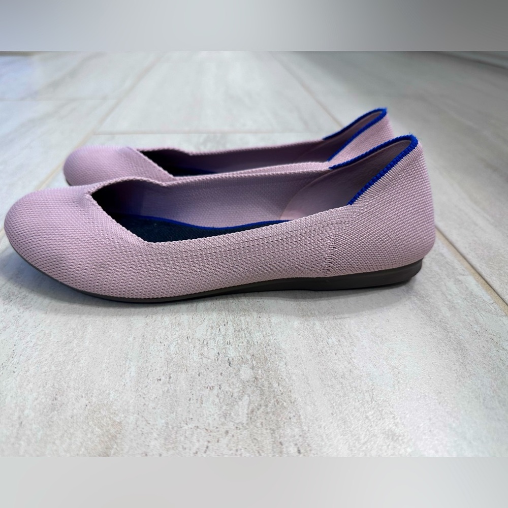 Rothy’s Petal Pink Round Toe Ballet Flat Size 7 - Picture 2 of 7